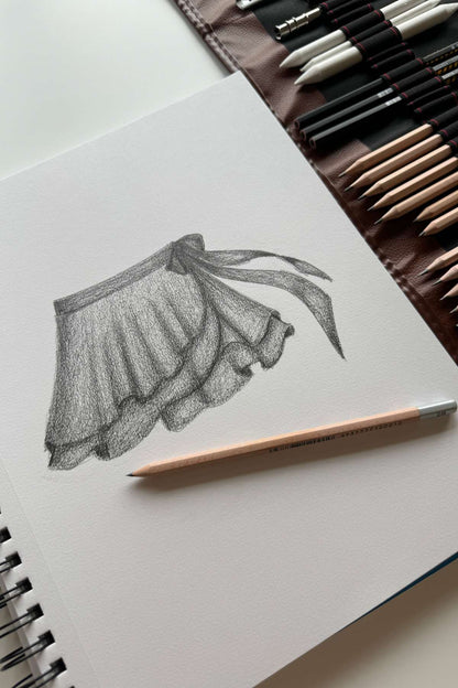 Juliet Wrap Skort - Black
