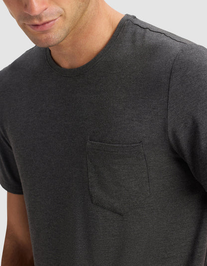 Men's Bamboo Stretch-Knit Short Sleeve Pajama Tee