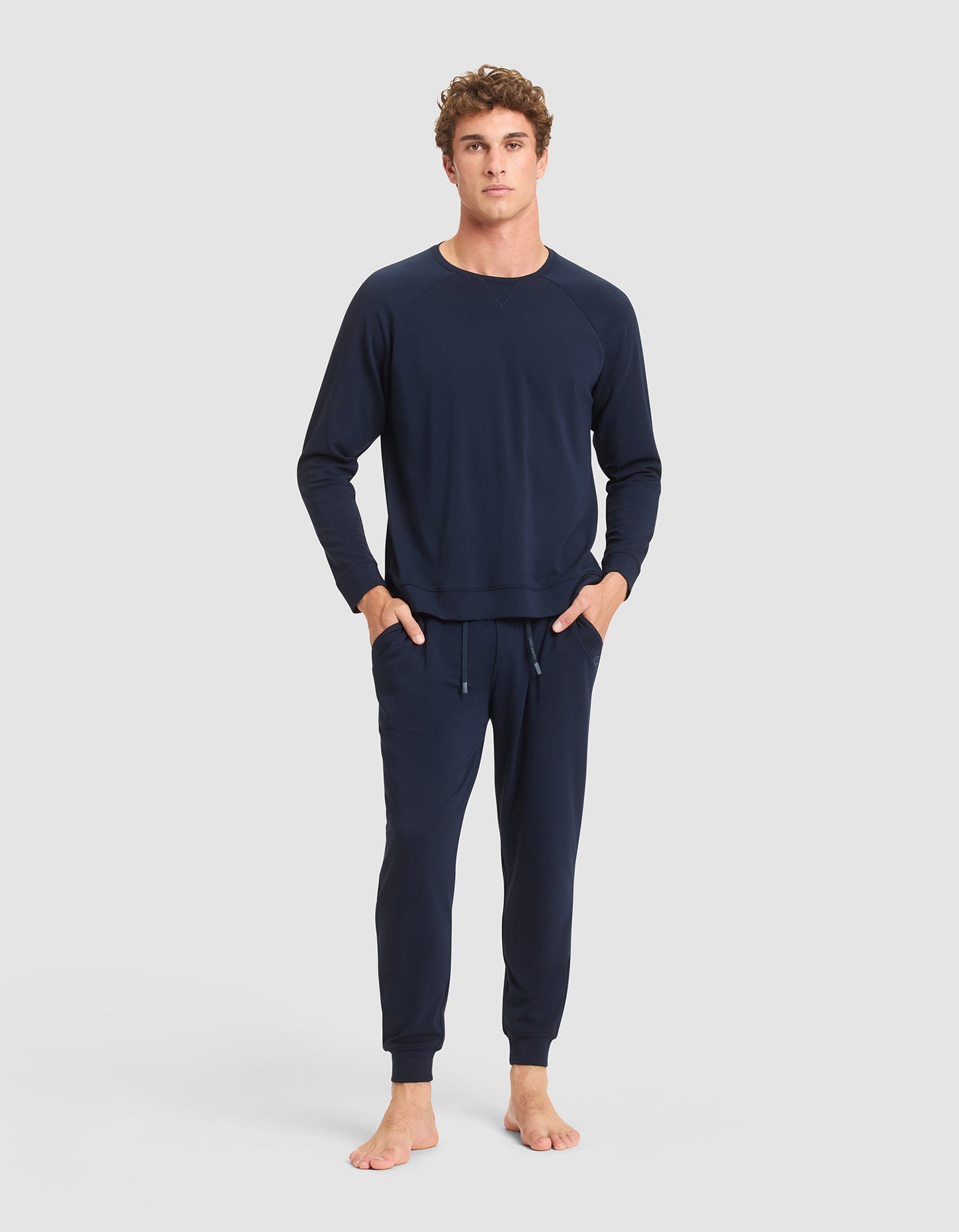 Men's Brushed Bamboo Jogger Set