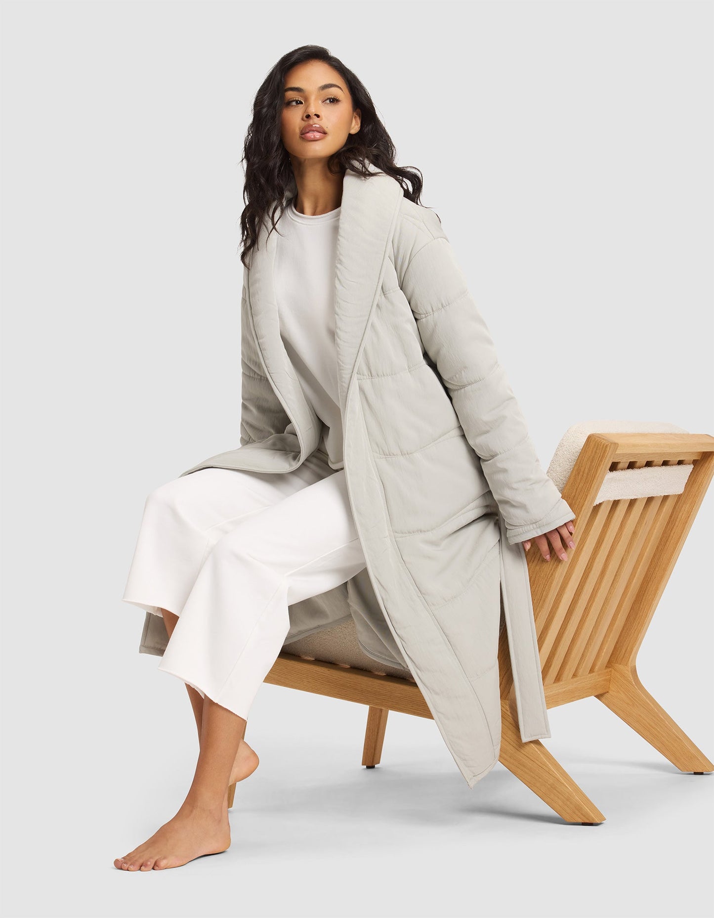 Women's Quilted House Coat - Last Chance