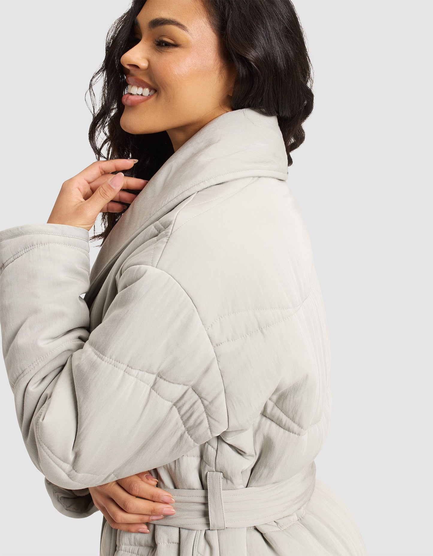 Women's Quilted House Coat - Last Chance