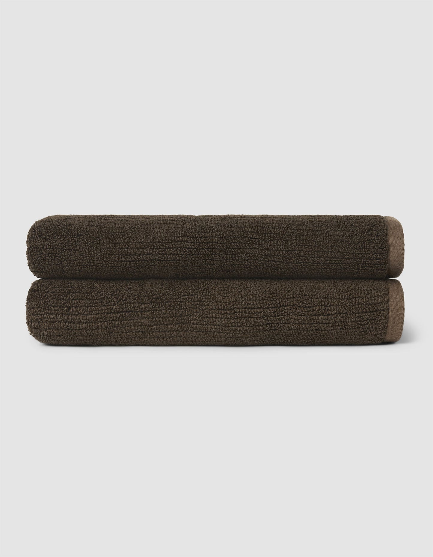 Ribbed Terry Bath Towels