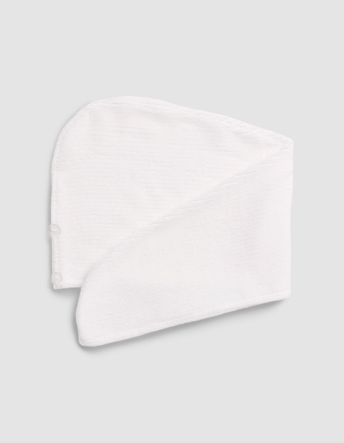 Ribbed Terry Hair Towel