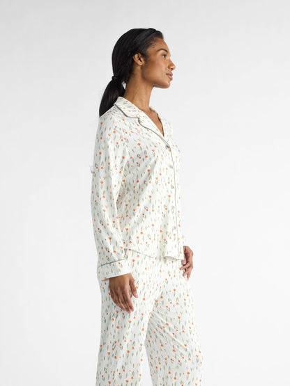 Women's Bamboo Stretch-Knit Long Sleeve Pajama Set - Last Chance