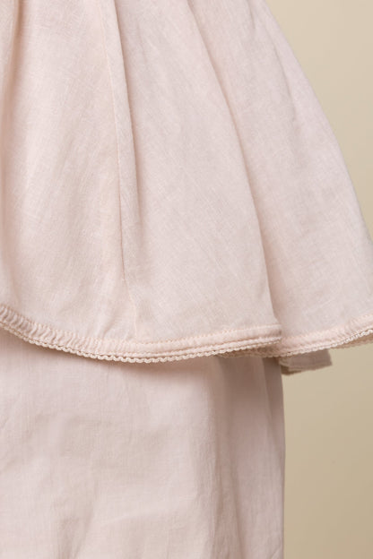 Wildest Dreams Babydoll Dress - Blush Sky