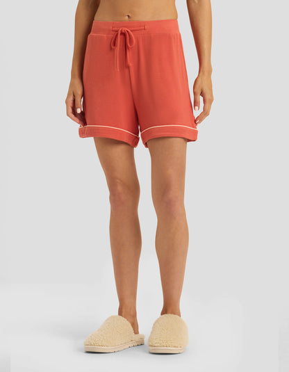 Women's Bamboo Rib-Knit Classic Short Sleeve Pajama Set