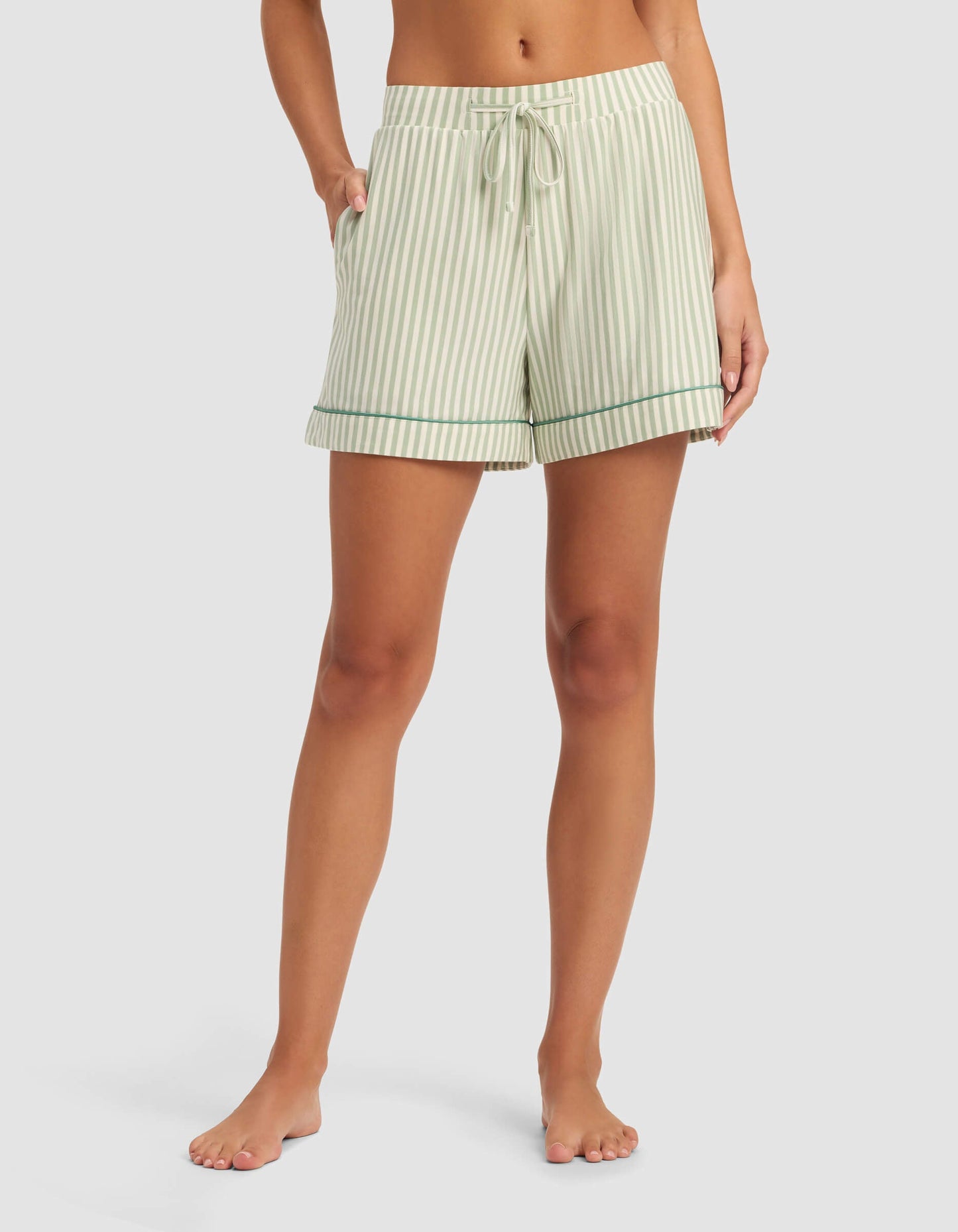 Women's Bamboo Stretch-Knit Short Sleeve Pajama Set