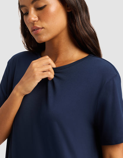 Women's Bamboo Stretch-Knit Sleep Dress