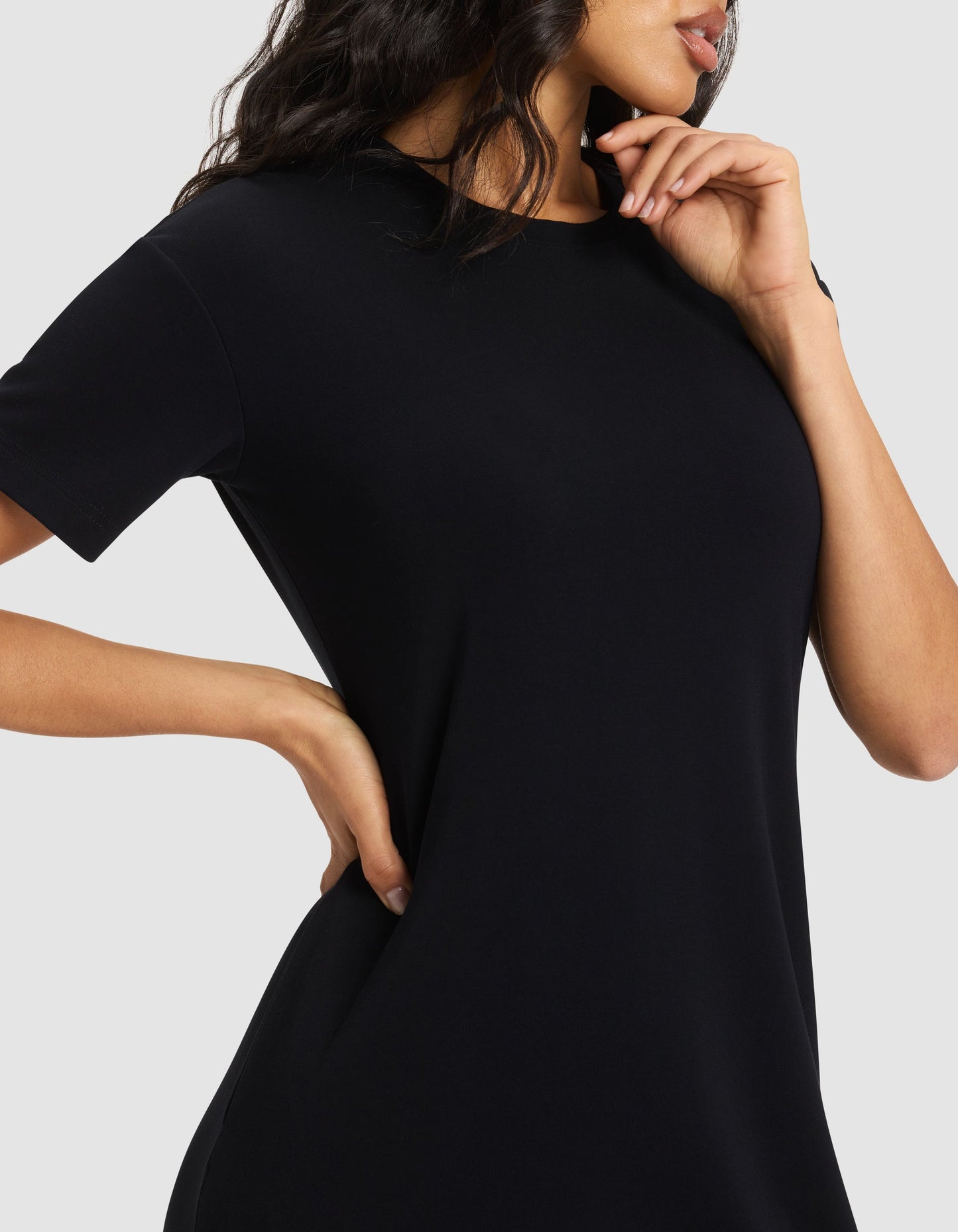 Women's Brushed Bamboo Midi Dress