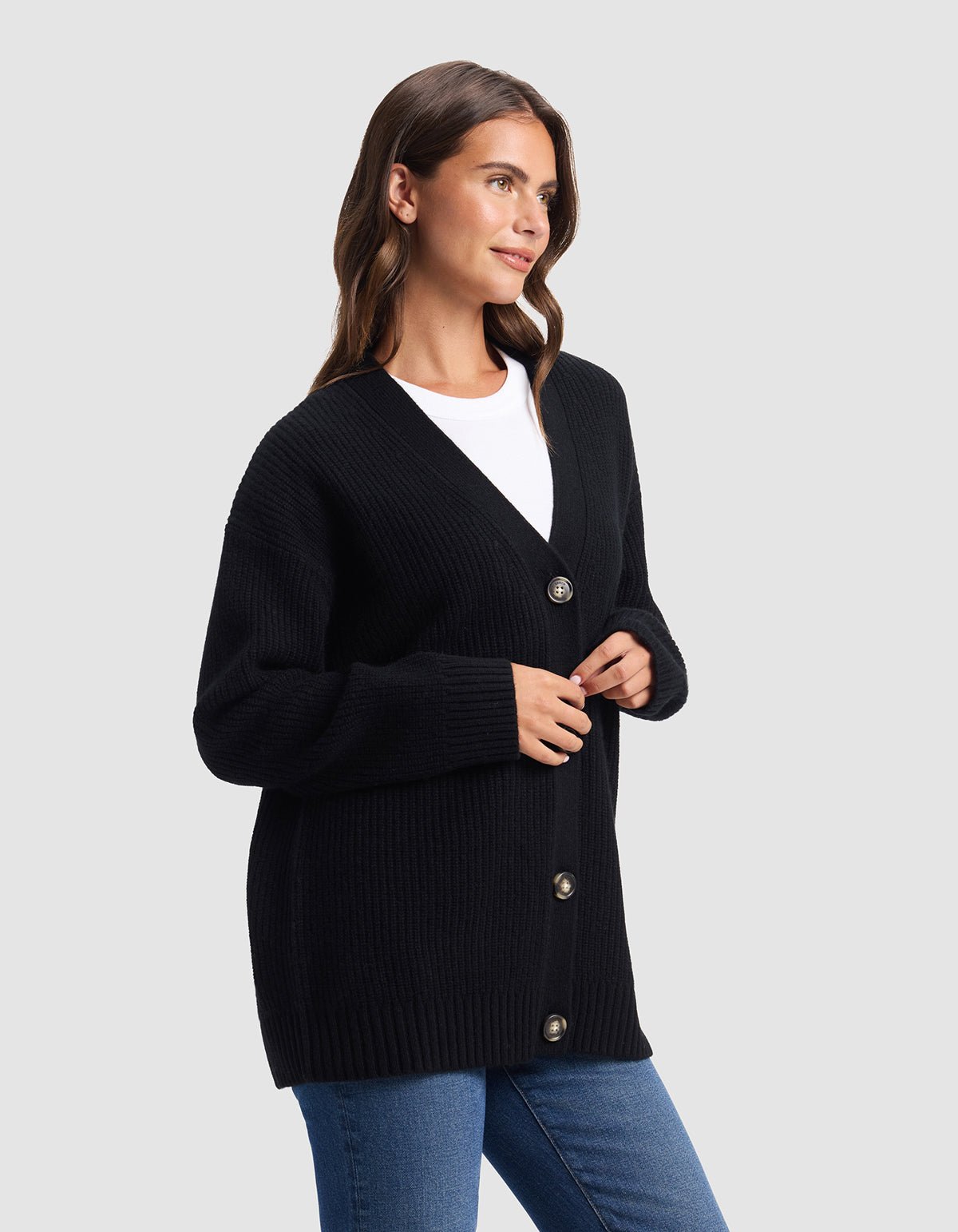 Oversized Sunday Cashmere Cardigan - Last Chance