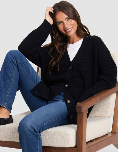 Oversized Sunday Cashmere Cardigan - Last Chance