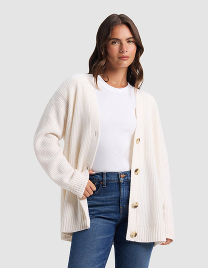 Oversized Sunday Cashmere Cardigan - Last Chance