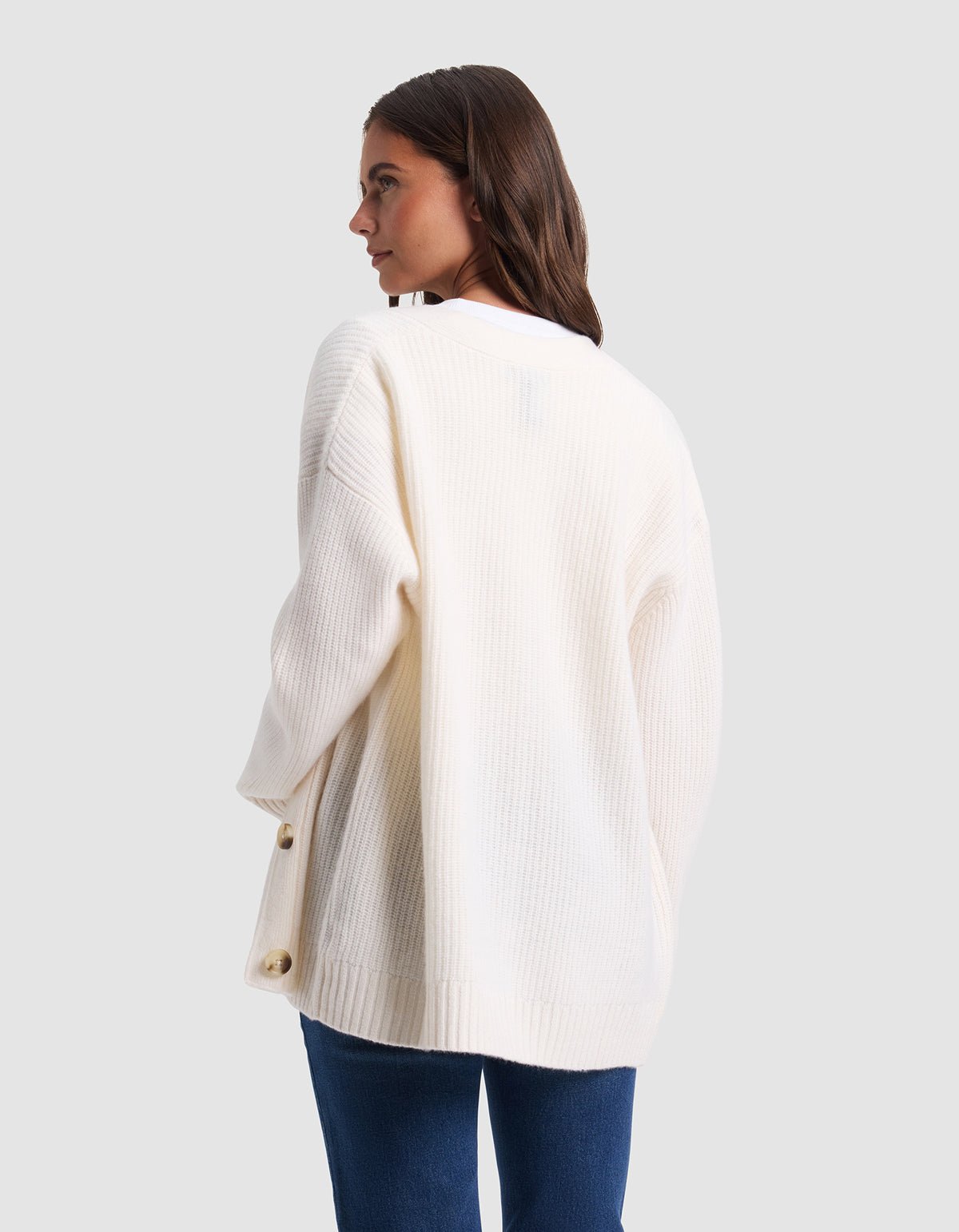 Oversized Sunday Cashmere Cardigan - Last Chance